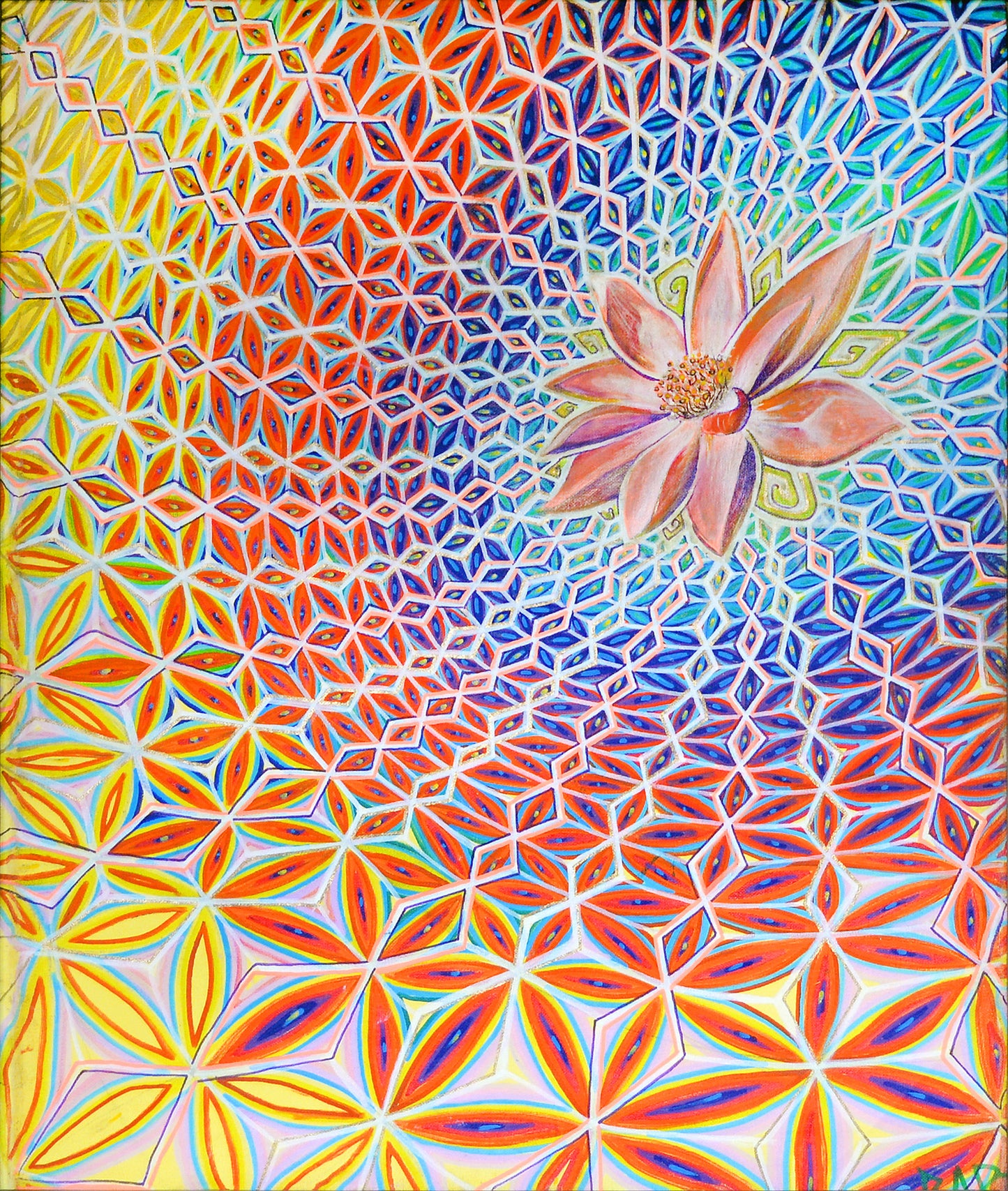 Lotus Flower - 60x90cm