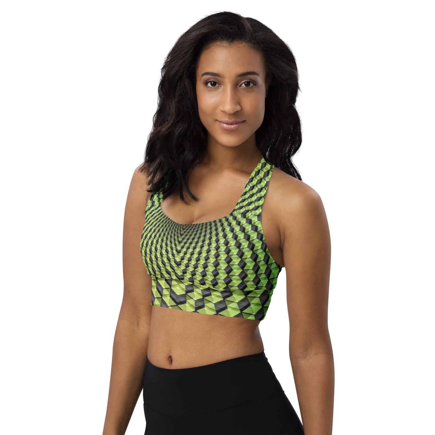 Longline sports bra